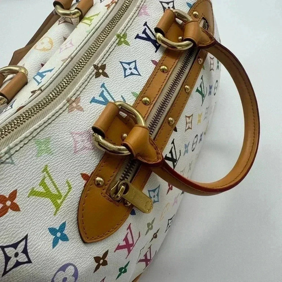 LOUIS VUITTON RITA WHITE MULTI COLOR MONOGRAM Murakami w/ 🆓 ENTRUPY - Picture 9 of 17